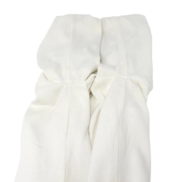 CHANEL Vintage 96P CC Mark Logo Cardigan Knit Button #46 White Black [106347] - Picture 7 of 12